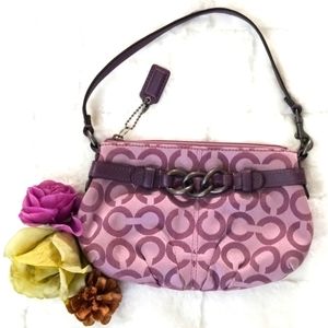 Coach clutch wristlet purse